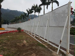 冲孔板围挡喷绘